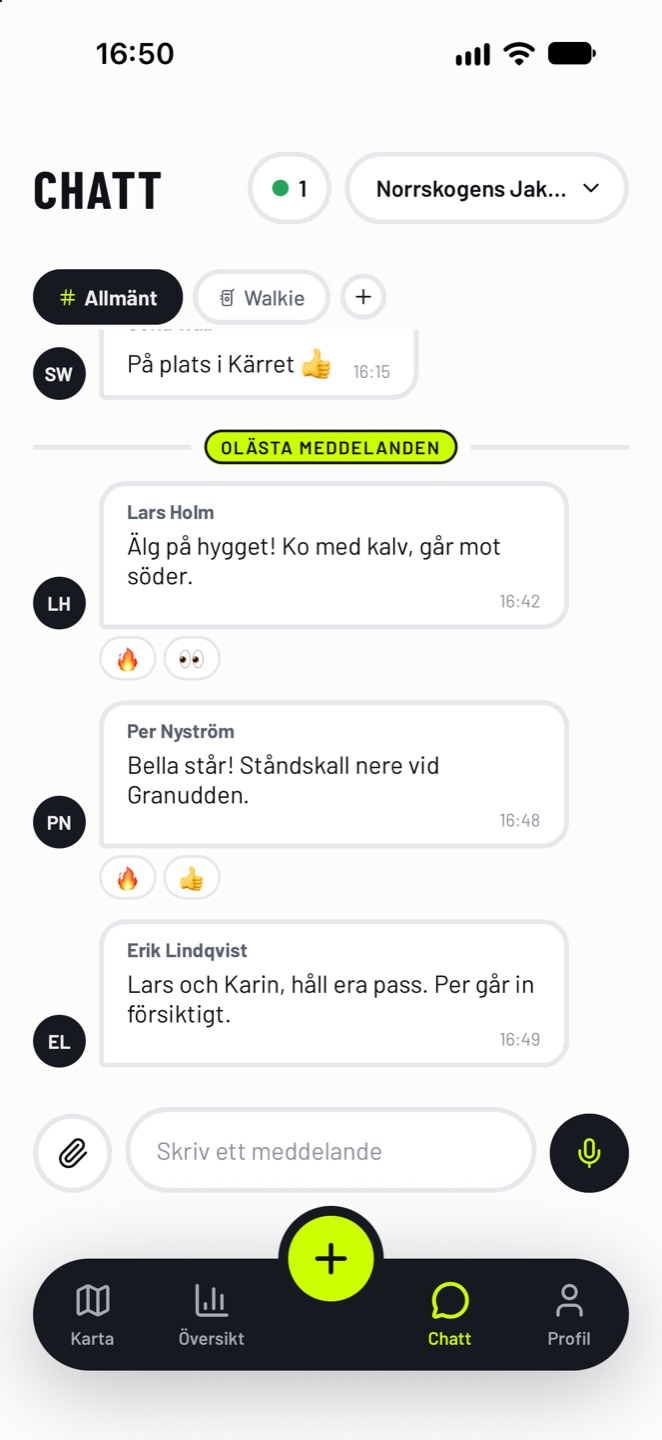 Lagets chatt